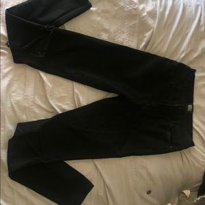 Black ripped urban outfitters size 25 jeans